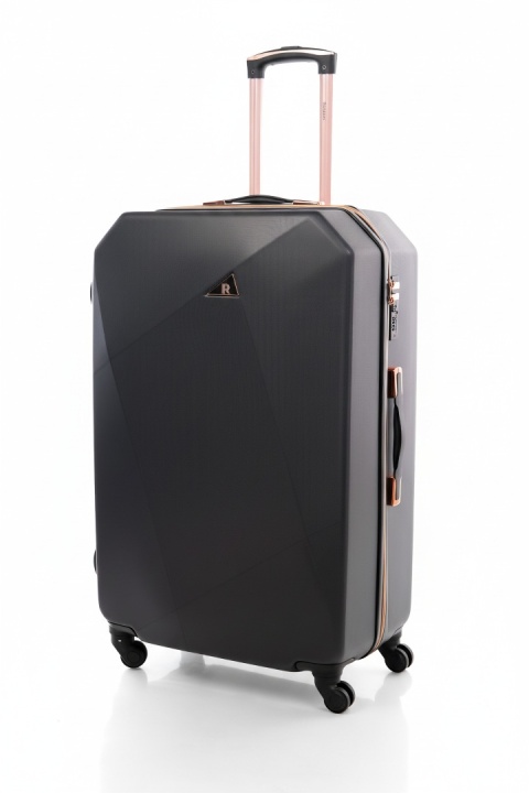 Duża walizka podróżna 941 XXL CZARNY