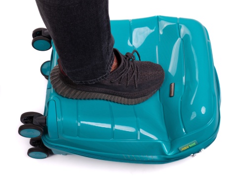 Mała walizka kabinowa L POLIPROPYLEN HU357 ROSE RED