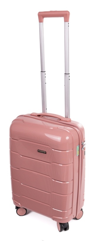 Mała walizka kabinowa L POLIPROPYLEN HU357 ROSE RED