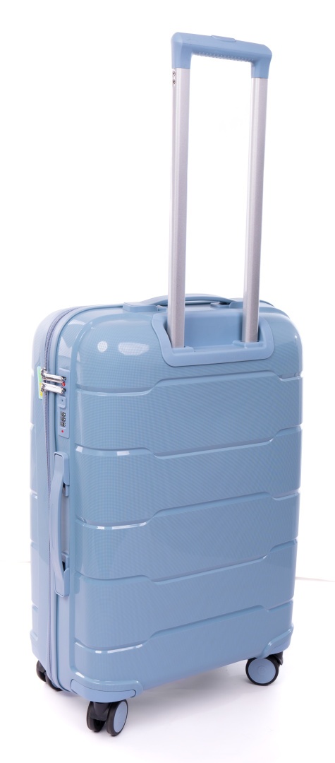 Mała walizka kabinowa L POLIPROPYLEN HU357 SZARY