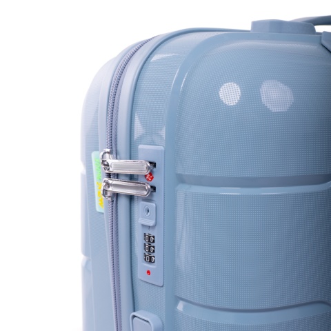 Średnia walizka XL POLIPROPYLEN HU357 ROSE RED