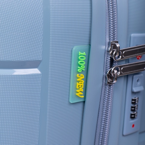 Średnia walizka XL POLIPROPYLEN HU357 ROSE RED