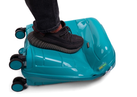 Średnia walizka XL POLIPROPYLEN HU357 ROSE RED