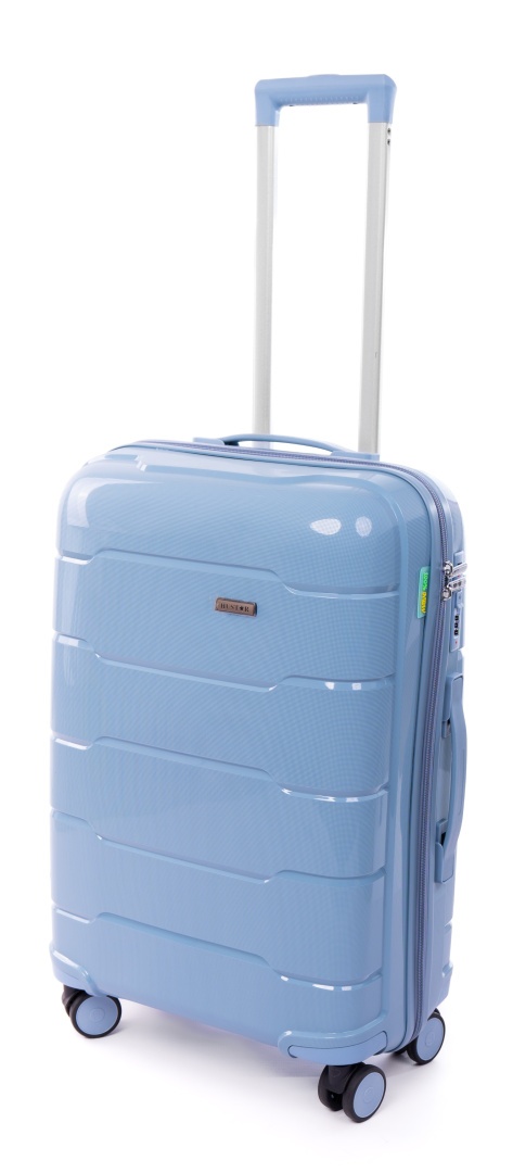 Średnia walizka XL POLIPROPYLEN HU357 SZARY